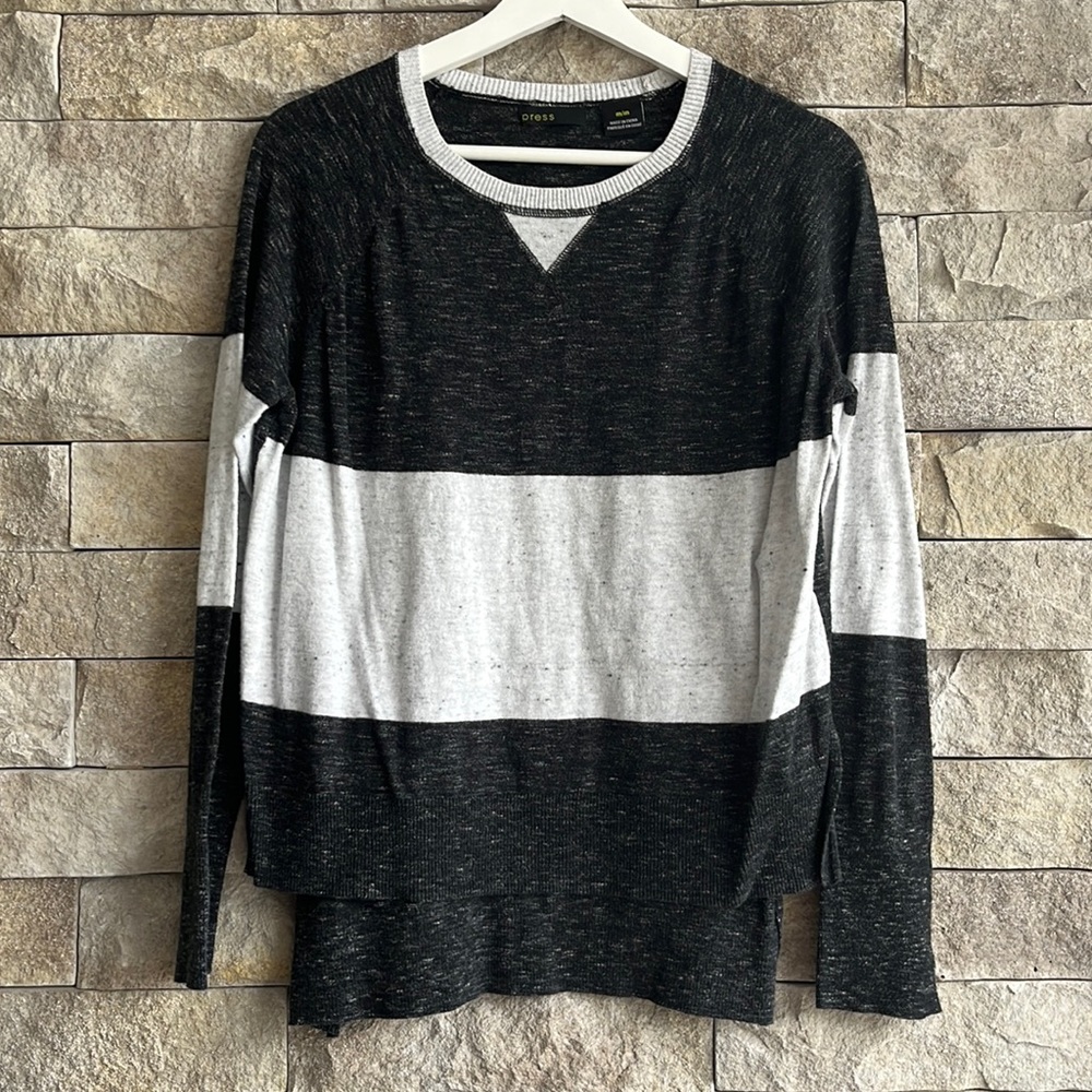 Color block sweater